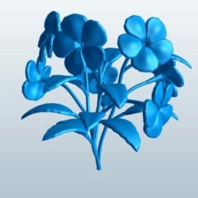 Bouquet Lowpoly Flower 3d model