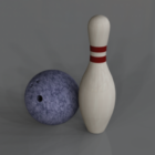Bowling Ball With Pin