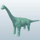Lowpoly Brachiosaurus Dinosaur