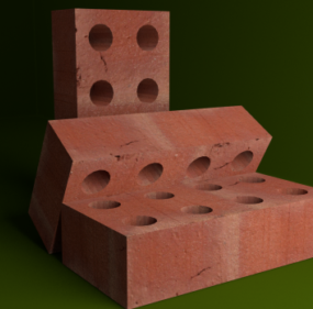 Brick Construction 3d model