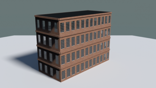Apartment Brick Building