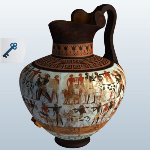 marked Moderat brændt Ancient Egyptian Vase Free 3D Model - .Obj, .Stl - Open3dModel