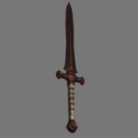 Rustic Bronze Sword 3d model