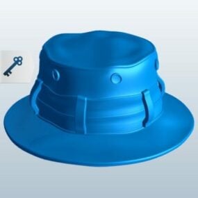 قبعة دلو نموذج ثلاثي الأبعاد قابل للطباعة