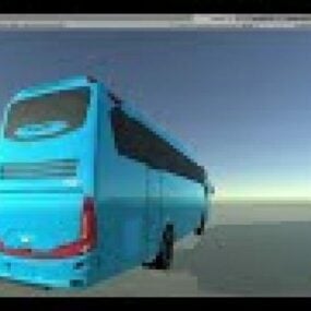 电动城市公交车3d模型