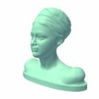 Bust Young Sculpture