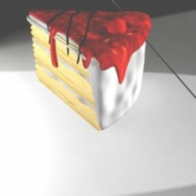Cake Slice 3d model