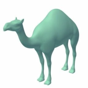 верблюд Lowpoly модель 3d