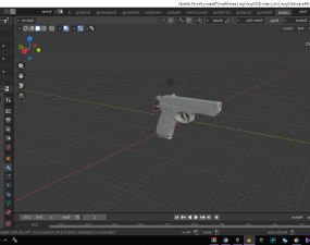 Canik Pistol Gun Lowpoly 3d model