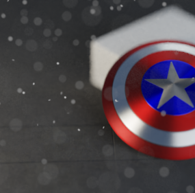 Captain America Shield V1 3d-modell