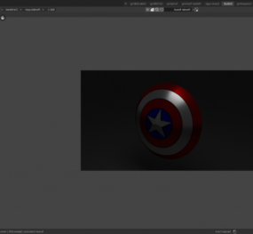 مدل سه بعدی Hero Captain America Shield