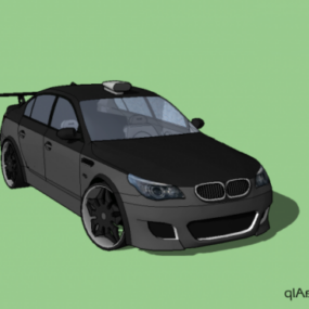 3д модель спортивного автомобиля BMW