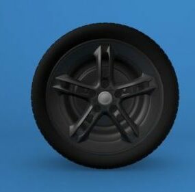 टायर व्हील 3डी मॉडल
