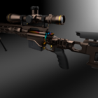 Carbon Fiber Sniper Rifle Gun
