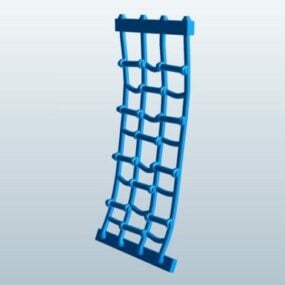 Escada de rede de carga Modelo 3D
