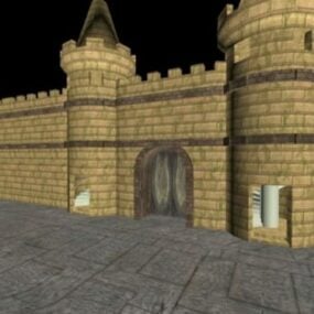 Castle Murs Pierre modèle 3D