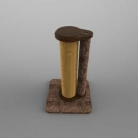 Cat Tower Vertical Style 3d model