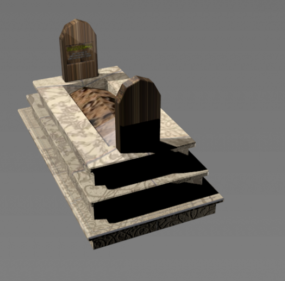 المقبرة الاندونيسية نموذج 3D