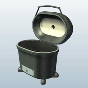 Outdoor Grill Oval 3d model