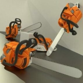 电锯工具3d模型