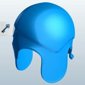 Football-Helm-Schild 3D-Modell