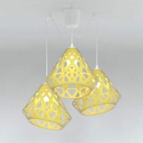 Lámpara de araña Zaha Design modelo 3d
