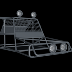 Chassis Buggy Autoteile 3D-Modell