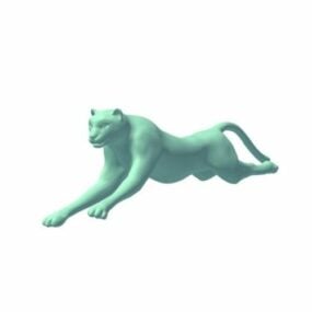 Cheetah Lowpoly 3D model