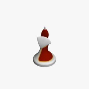 チェスポーン3Dモデル