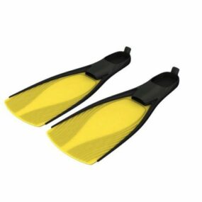 Child Swimming Flippers 3d model