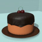 Gâteau d'anniversaire au chocolat V1