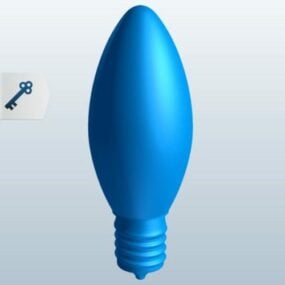 Christmas Light Bulb 3d-modell