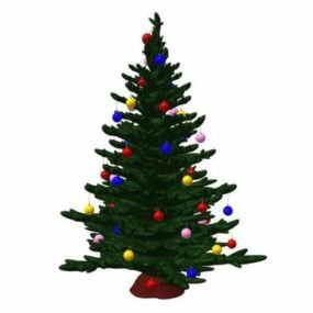 Modello 3d dell'albero di Natale di Noel