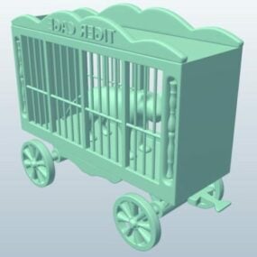 Circus Cage 3d model