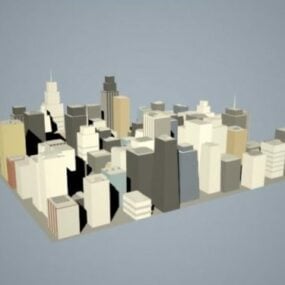 Tour de la ville Scfi modèle 3D