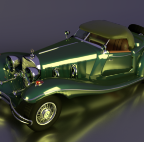 Voiture de sport Mercedes modèle 3D