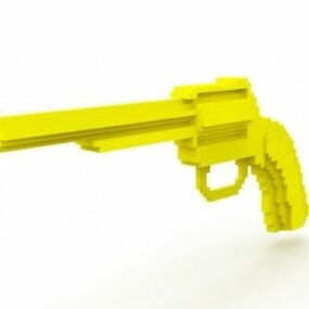 プラスチック銃のおもちゃの3Dモデル