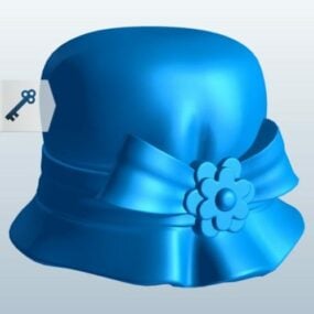 Cloche Fashion Hat 3d model