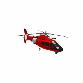 欧洲直升机公司直升机 As350 3d模型
