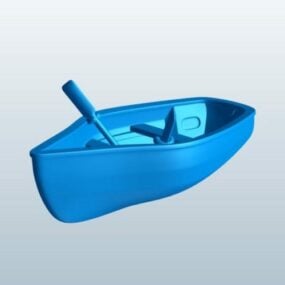 Modello 3d della barca Coble