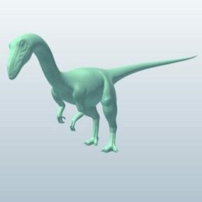 先史時代のコエロフィシス恐竜 3D モデル