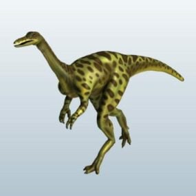 Modello 3d del dinosauro Coelurus