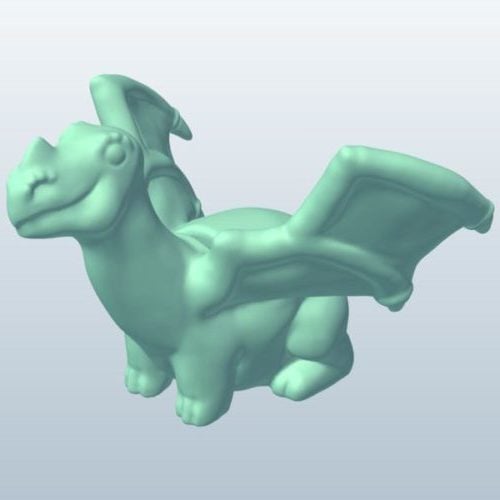 Скульптура дракона V1