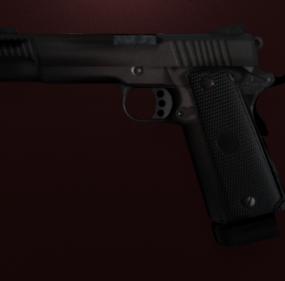 Colt 45 Gun 3D-Modell