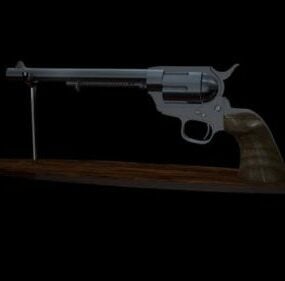 Vintage Colt Peacemaker Gun 3D-model