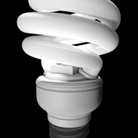 Compact Fluorescent Bulb Lamp 3d model