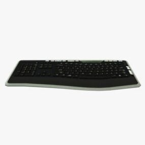 Computer Curved Keyboard 3d model
