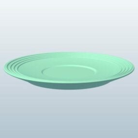 Concentric Ring Dish 3d model