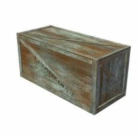Wood Container 3d model