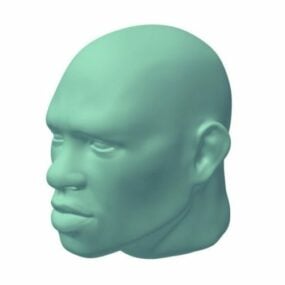 Human Head Figurine 3d model